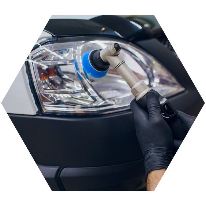 car headlight restoration image
