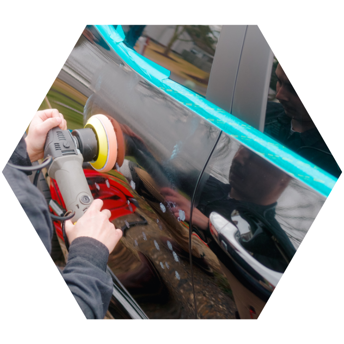 Paint correction on car image